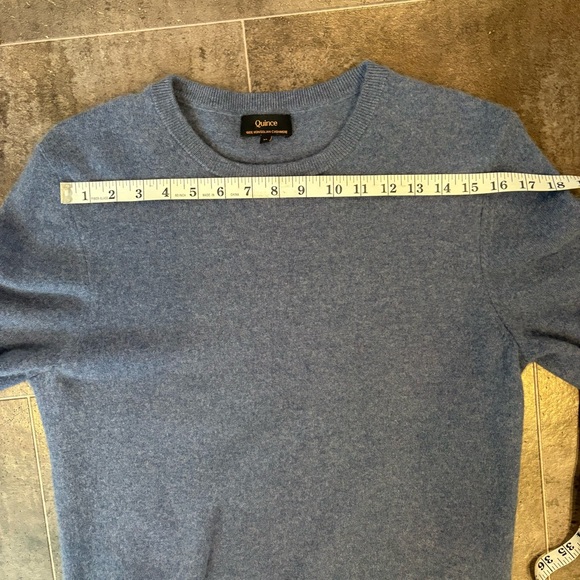 Quince Cashmere Sweater Womens XL fits a Sm/Med Cozy Cabincore READ description - Picture 10 of 12